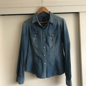 Lucky Brand Chambray Denim Shirt